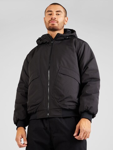 ABOUT YOU Between-season jacket 'Jannek' in Black: front