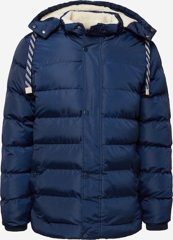 BLEND Winter jacket in Blue: front