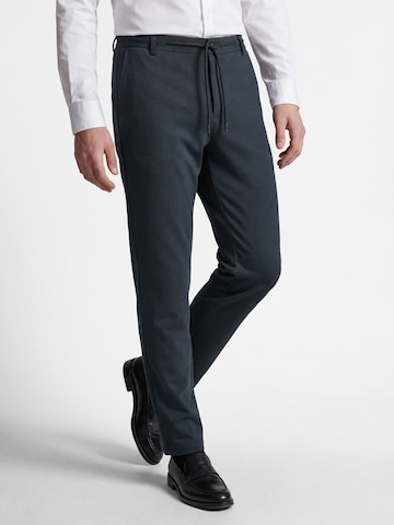 Thomas Goodwin Slim fit Trousers in Blue: front