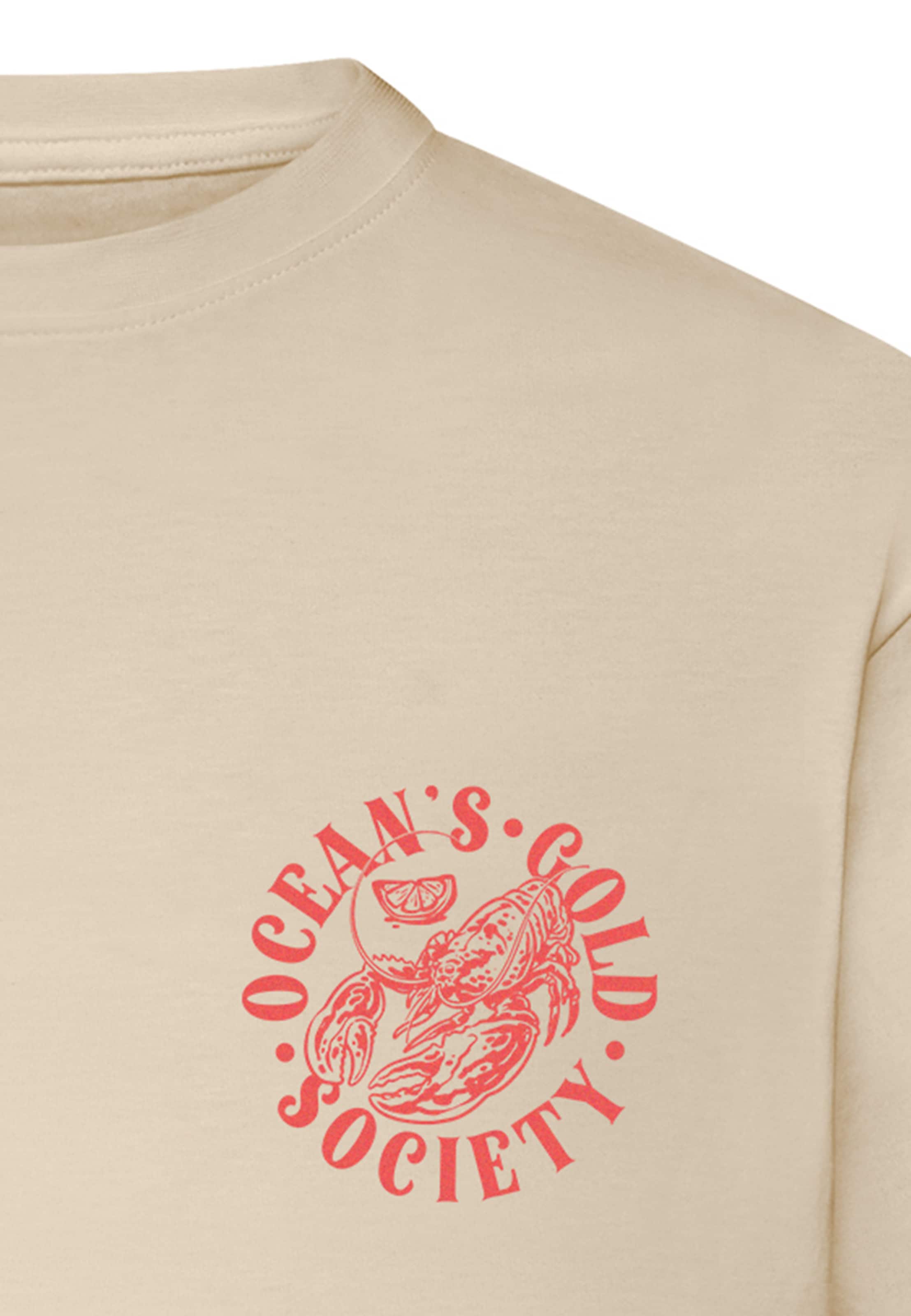Mister Tee Koszulka 'Oceans Gold' w kolorze biały