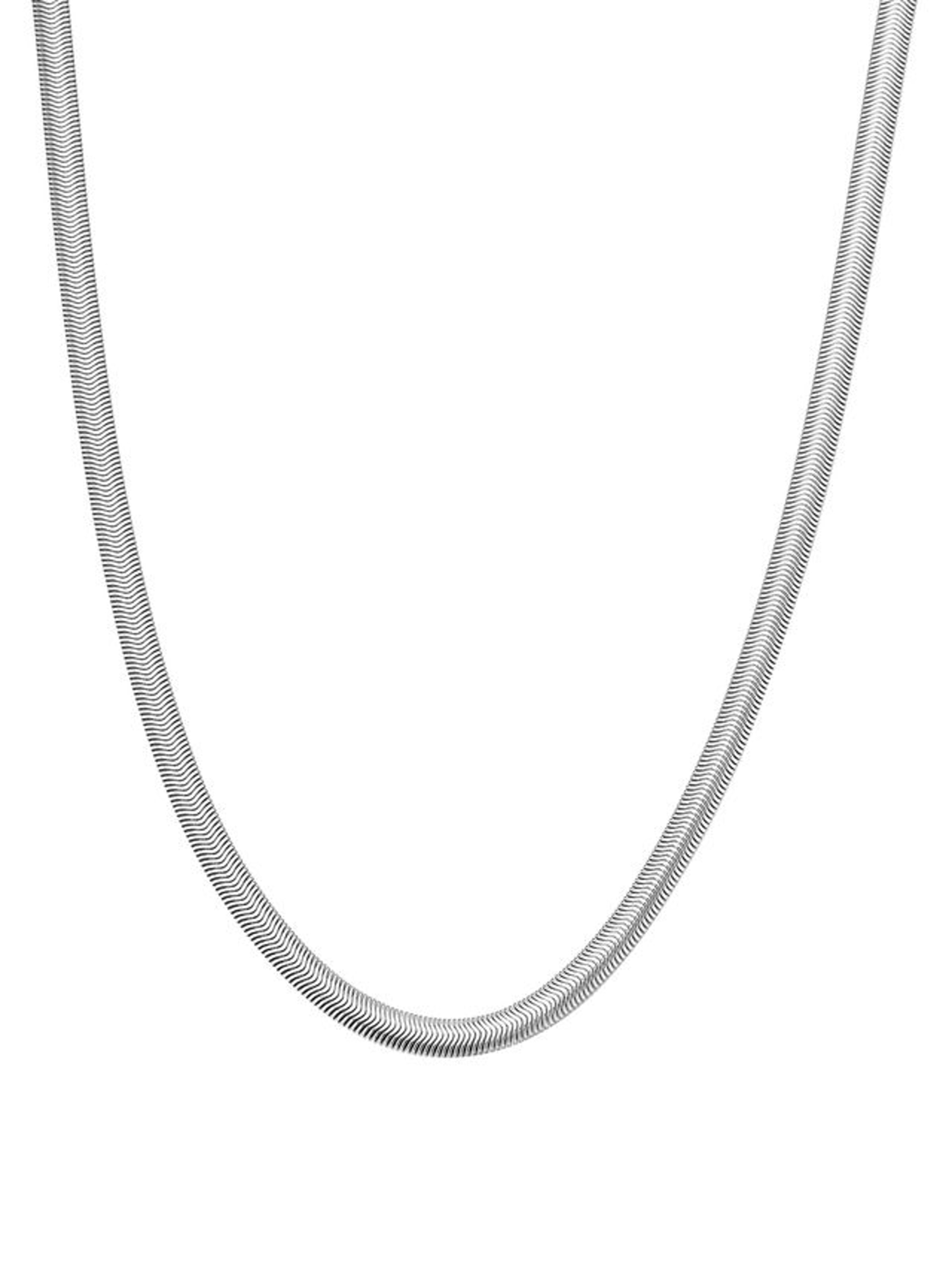 Hey Happiness Ketting 'Serpent Line' in Zilver
