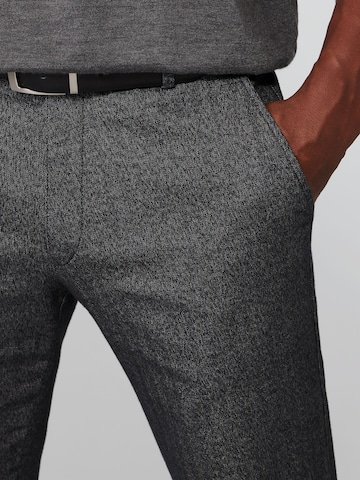 MEYER Regular Chino Pants in Grey