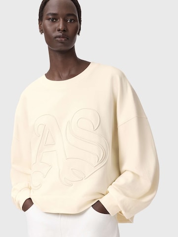 balts AllSaints Sportisks džemperis 'LILA EMBOS'