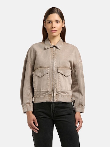 khujo Tussenjas 'Nelina' in Bruin: voorkant