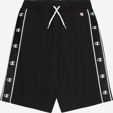 Champion Authentic Athletic Apparel Trousers in Black: front