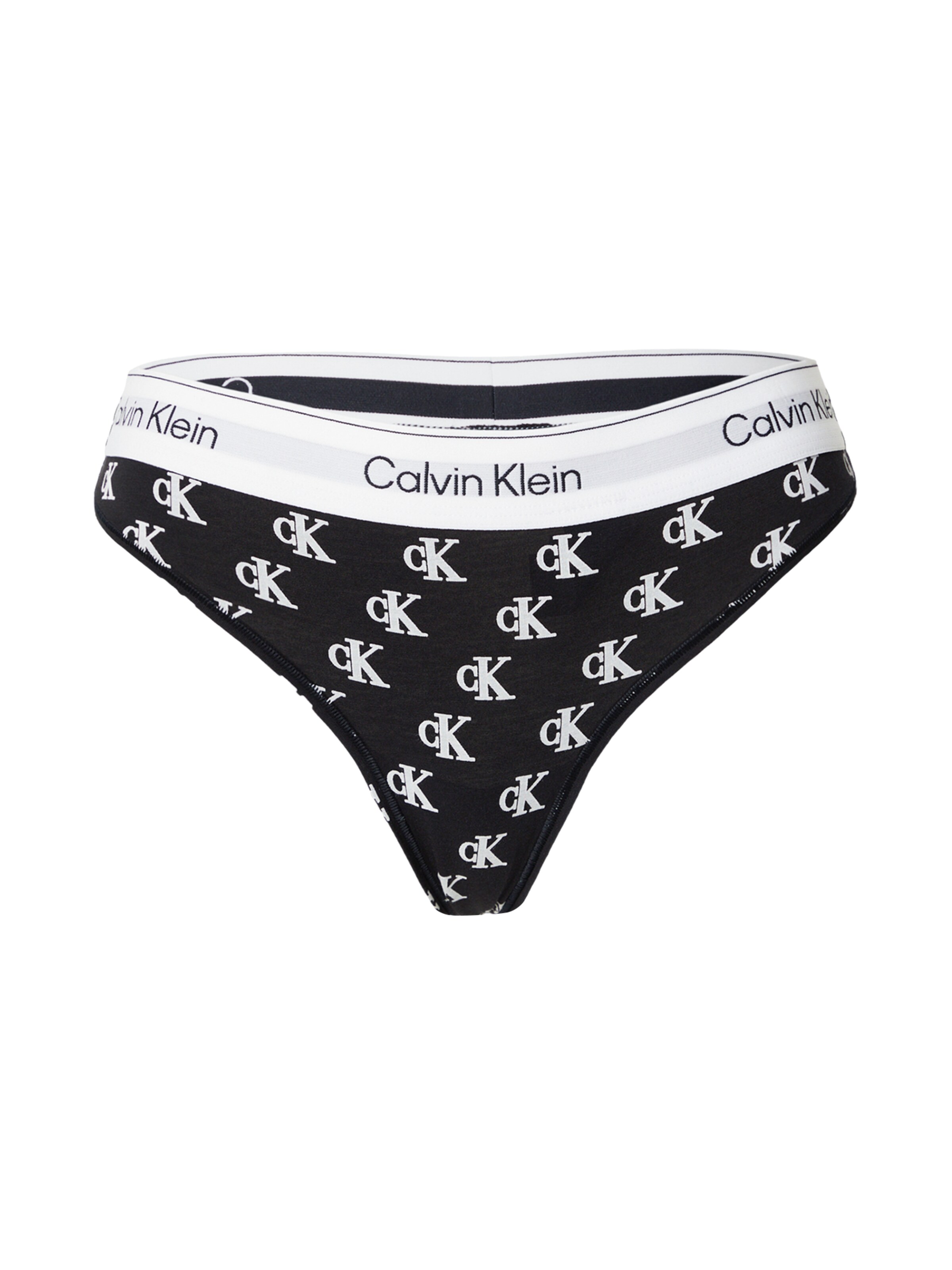 Calvin Klein Underwear String in Schwarz: Vorderseite
