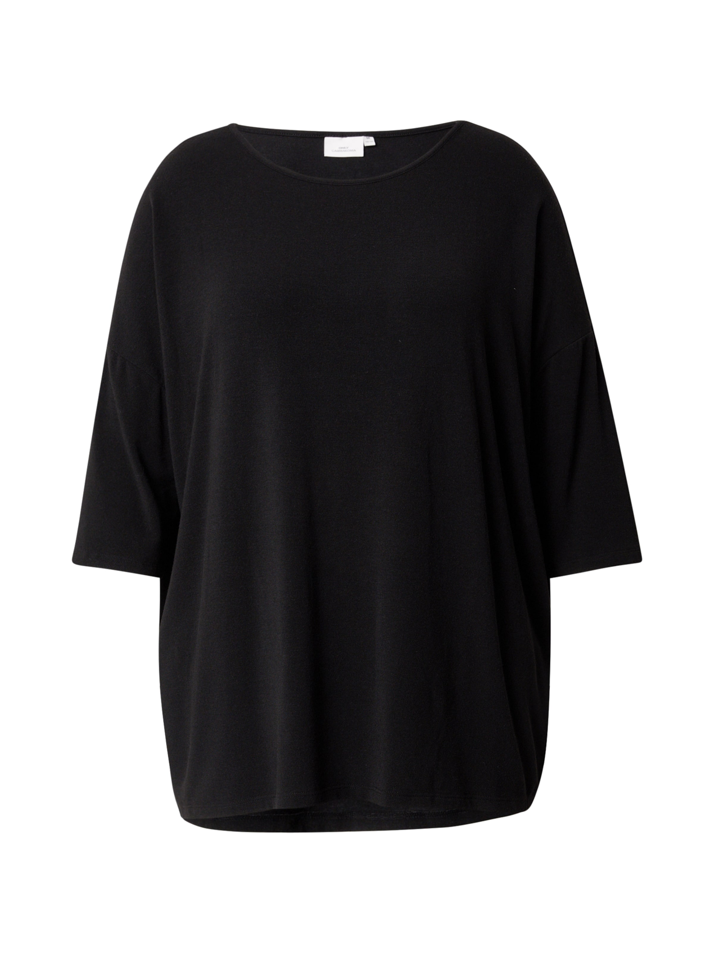 ONLY Carmakoma Tričko 'CARLAMOUR' – černá: přední strana