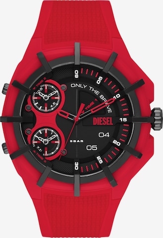 Montre à affichage analogique DIESEL en rouge : devant