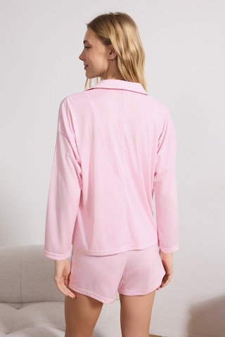 Trendyol Short Pajama Set in Pink