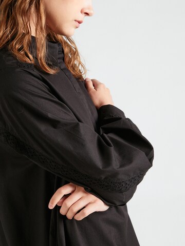 MSCH COPENHAGEN Košilové šaty 'Josetta Petronia' – černá