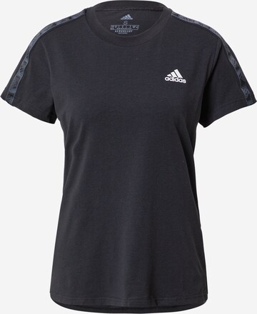 T-shirt fonctionnel ADIDAS SPORTSWEAR en noir : devant