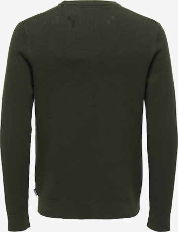 Only & Sons Pullover 'Phil' in Grün