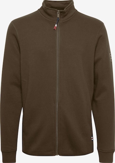FQ1924 Fleece jas 'william' in de kleur Donkergroen, Productweergave