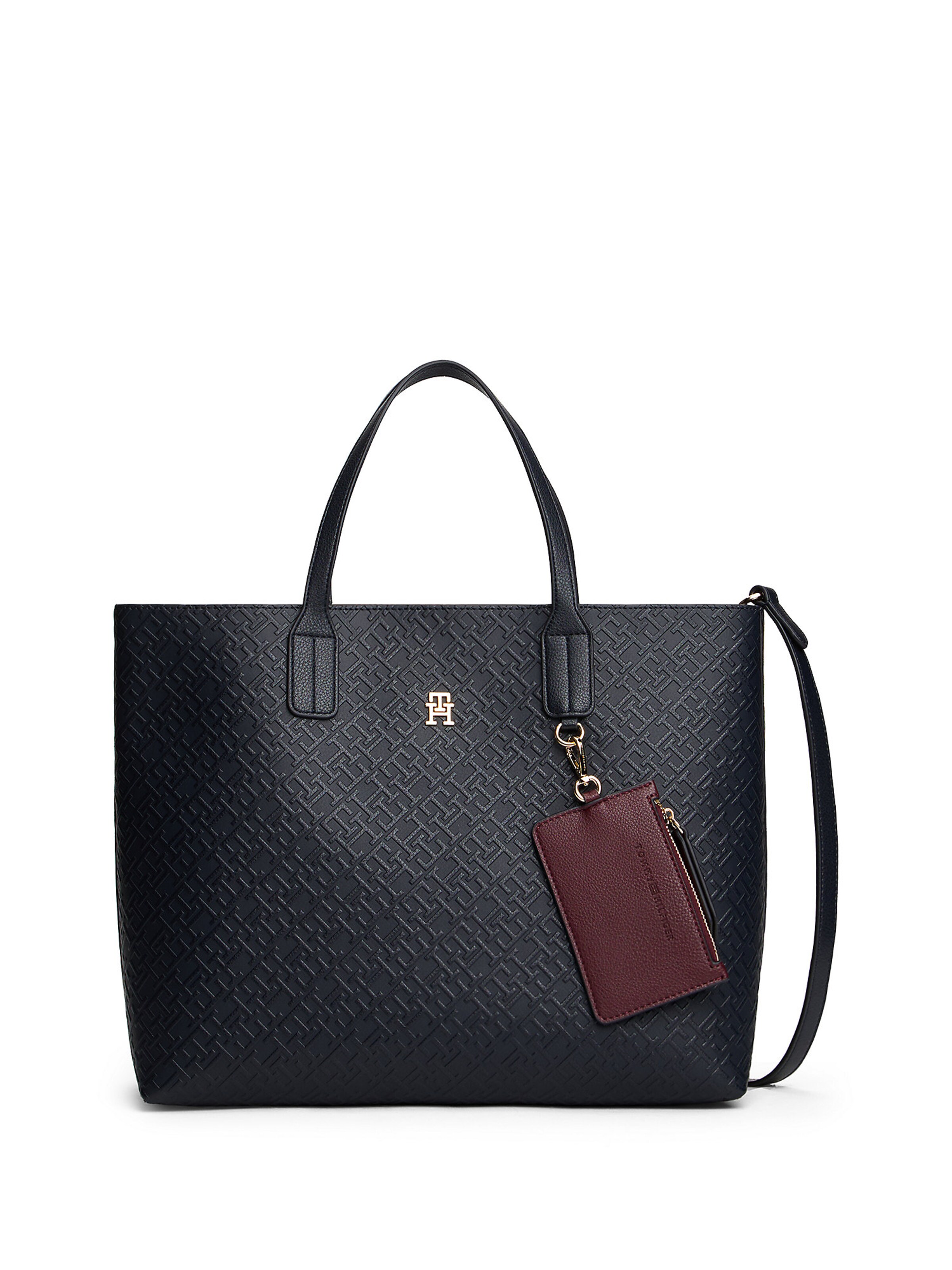 Cabas TOMMY HILFIGER en bleu : devant