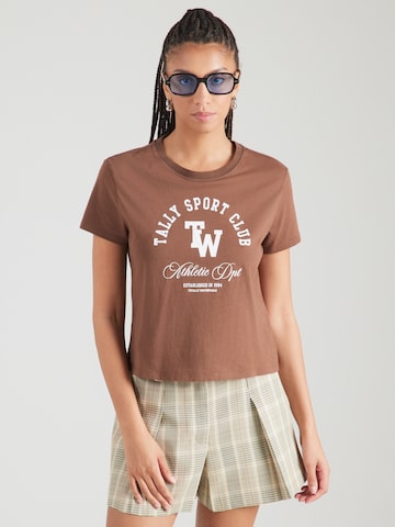 Tally Weijl - Camisa em castanho: frente