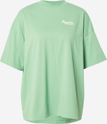 Pegador Υπερμέγεθες μπλουζάκι 'CHAPI' σε πράσινο: μπροστά