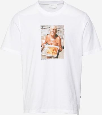 WOOD WOOD Shirt 'Sami Brett Lloyd Nonna' in Wit: voorkant