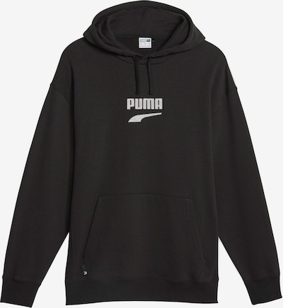 PUMA Sweat-shirt 'DOWNTOWN' en noir / blanc, Vue avec produit