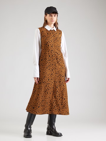 ARMEDANGELS Kleid 'EMALANAA LEOPAA' in Beige: Vorderseite