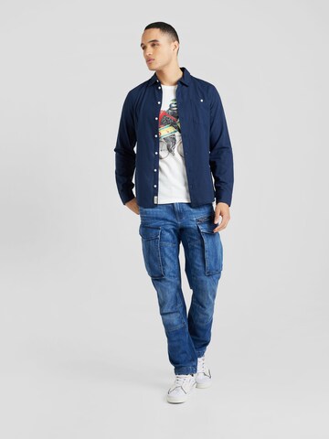 Effilé Pantalon cargo G-STAR en bleu