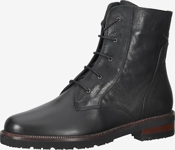 Everybody Lace-Up Ankle Boots in Black: front