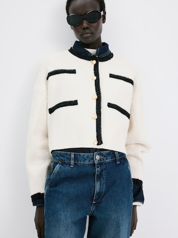 MANGO Kardigan 'Petunia' – béžová: přední strana