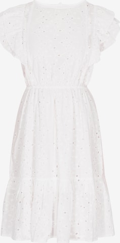 Robe d’été 'Classic Look' DreiMaster Vintage en blanc : devant