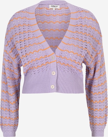 Only Petite Knit Cardigan 'ASA' in Purple: front