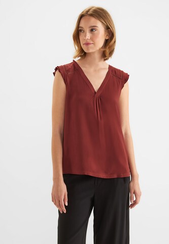 STREET ONE Blouse in Red: front