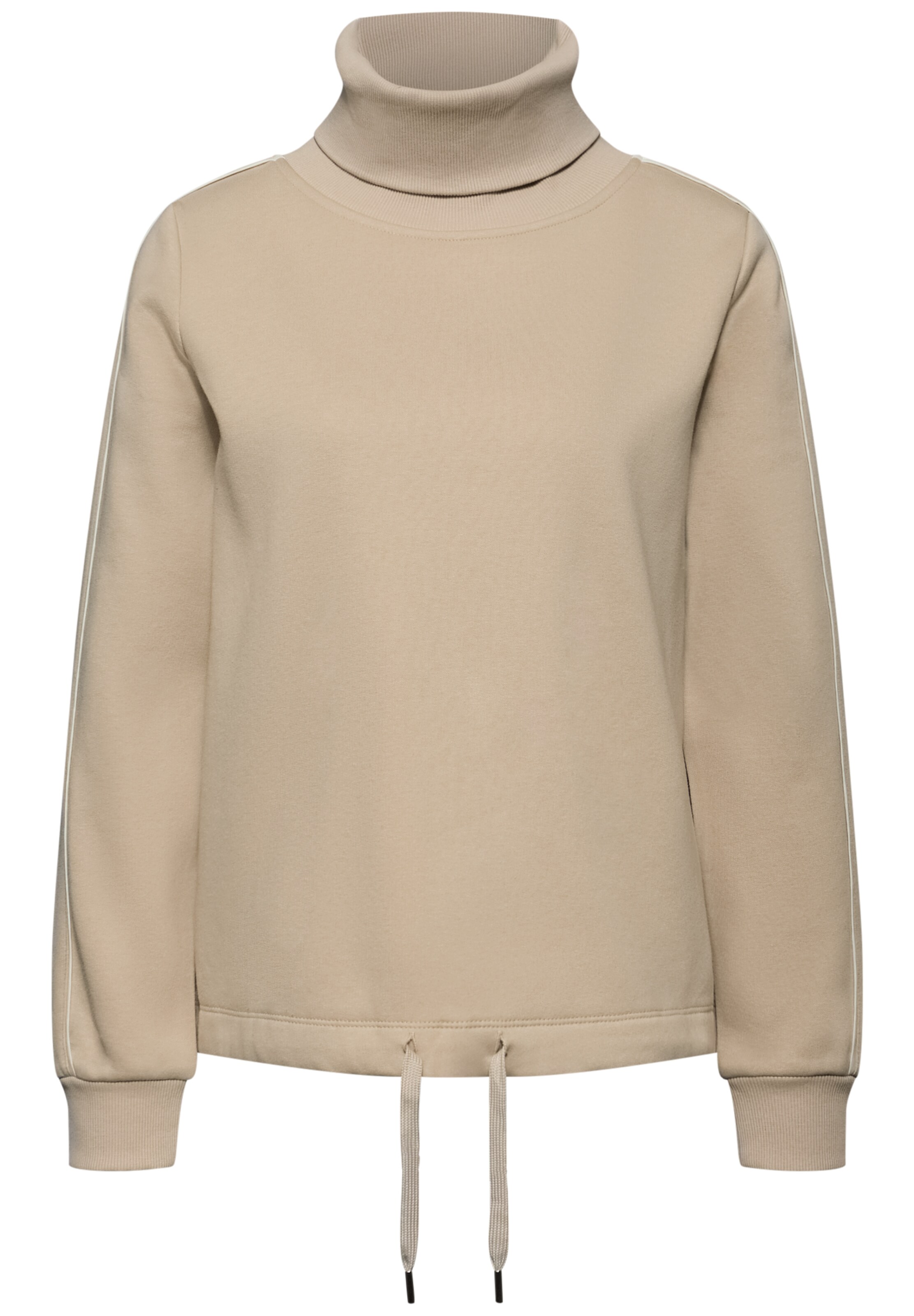 STREET ONE Sweatshirt in Beige: Vorderseite