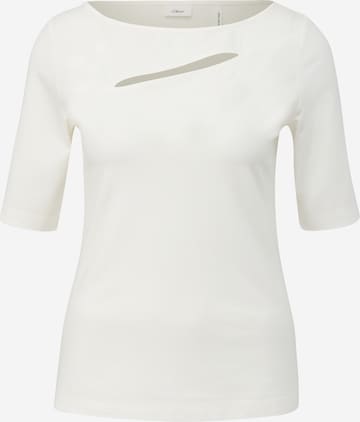 s.Oliver BLACK LABEL T-Shirt in Beige: predná strana