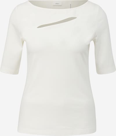 s.Oliver BLACK LABEL T-shirt en crème, Vue avec produit