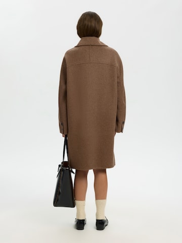 SELECTED Between-Seasons Coat 'SLWGERI' in Brown
