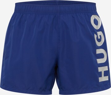 HUGO Plavecké šortky 'ABAS' – modrá: přední strana