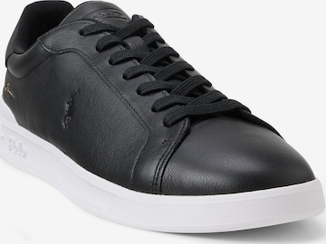 Polo Ralph Lauren - Sapatilhas baixas 'HRT CRT SIG' em preto: frente