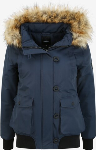 Oxmo Winterjas in Blauw: voorkant