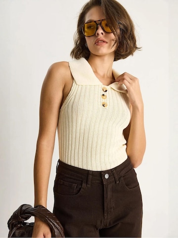 Pull-over Bianco Lucci en beige