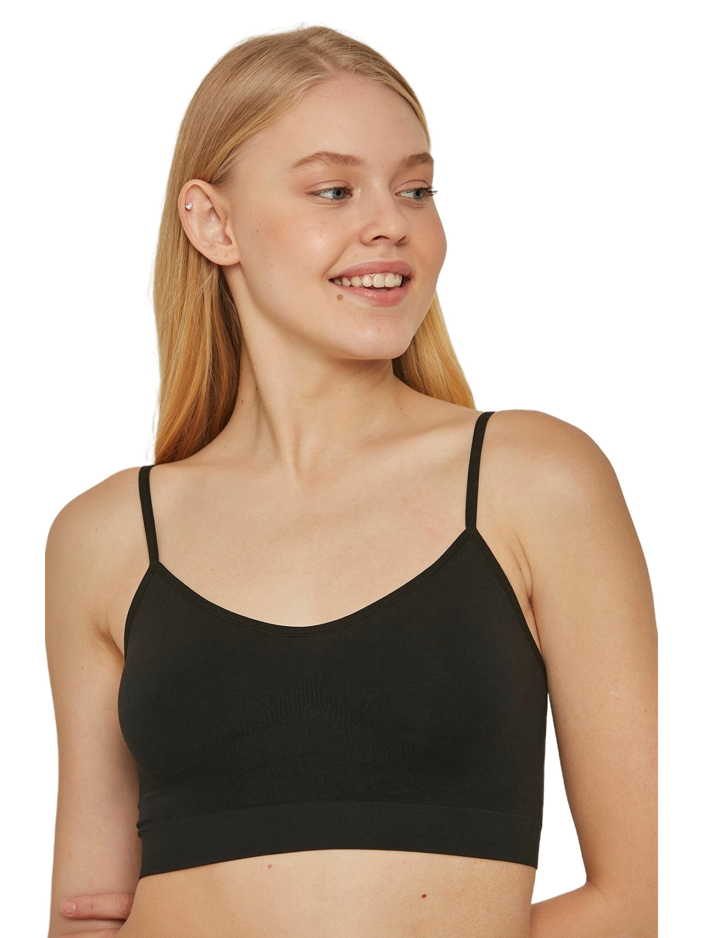 C&City Bustier BH in Schwarz: Vorderseite