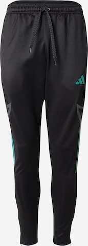 Pantalon de sport 'TIRO' ADIDAS SPORTSWEAR en noir : devant