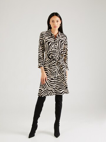 Robe-chemise 'YASSAVANNA' YAS en beige : devant
