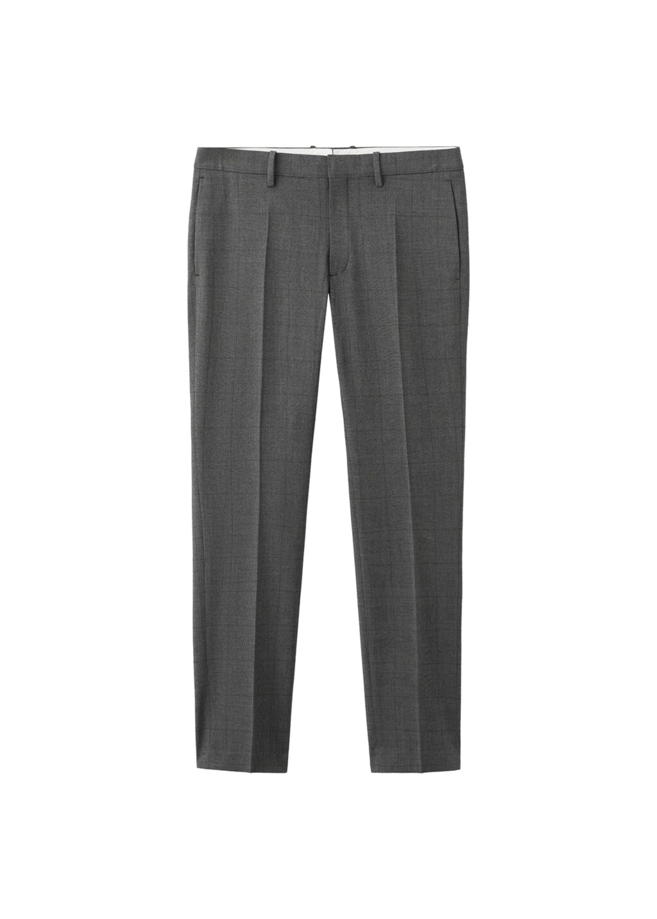 MANGO MAN Slimfit Hose 'Paris' in Grau: Vorderseite