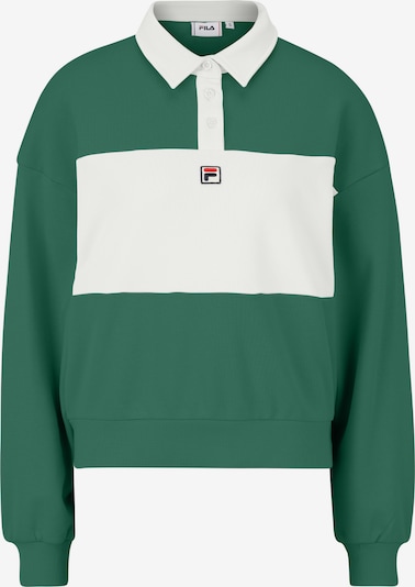 Megztinis be užsegimo 'LANGOGNE' iš FILA, spalva – smaragdinė spalva / balta, Prekių apžvalga