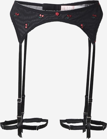 juoda Hunkemöller Prisegamų kojinių laikiklis 'Chelsey': priekis