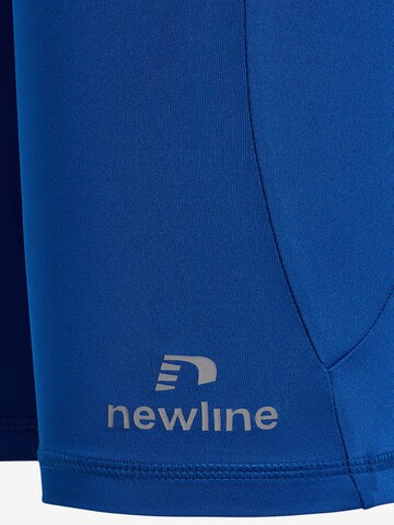 Newline Skinny Sportshorts in Blau