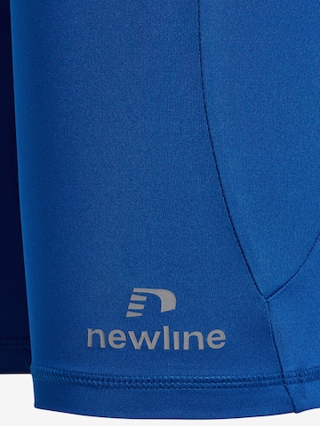 Newline Skinny Sportshorts in Blau