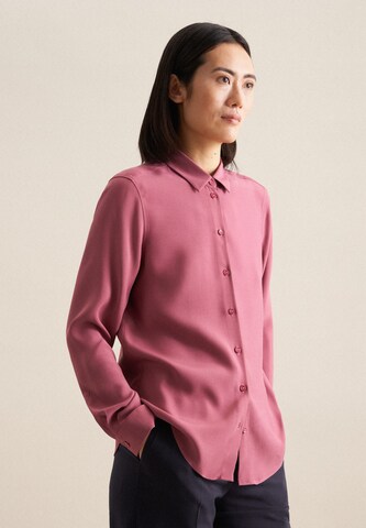 SEIDENSTICKER Blouse 'Schwarze Rose' in Lila: voorkant
