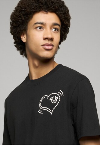 True Religion - Camisa 'Puff Cat' em preto