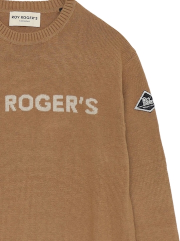Roy Rogers Pullover 'LOGO RR' in Beige