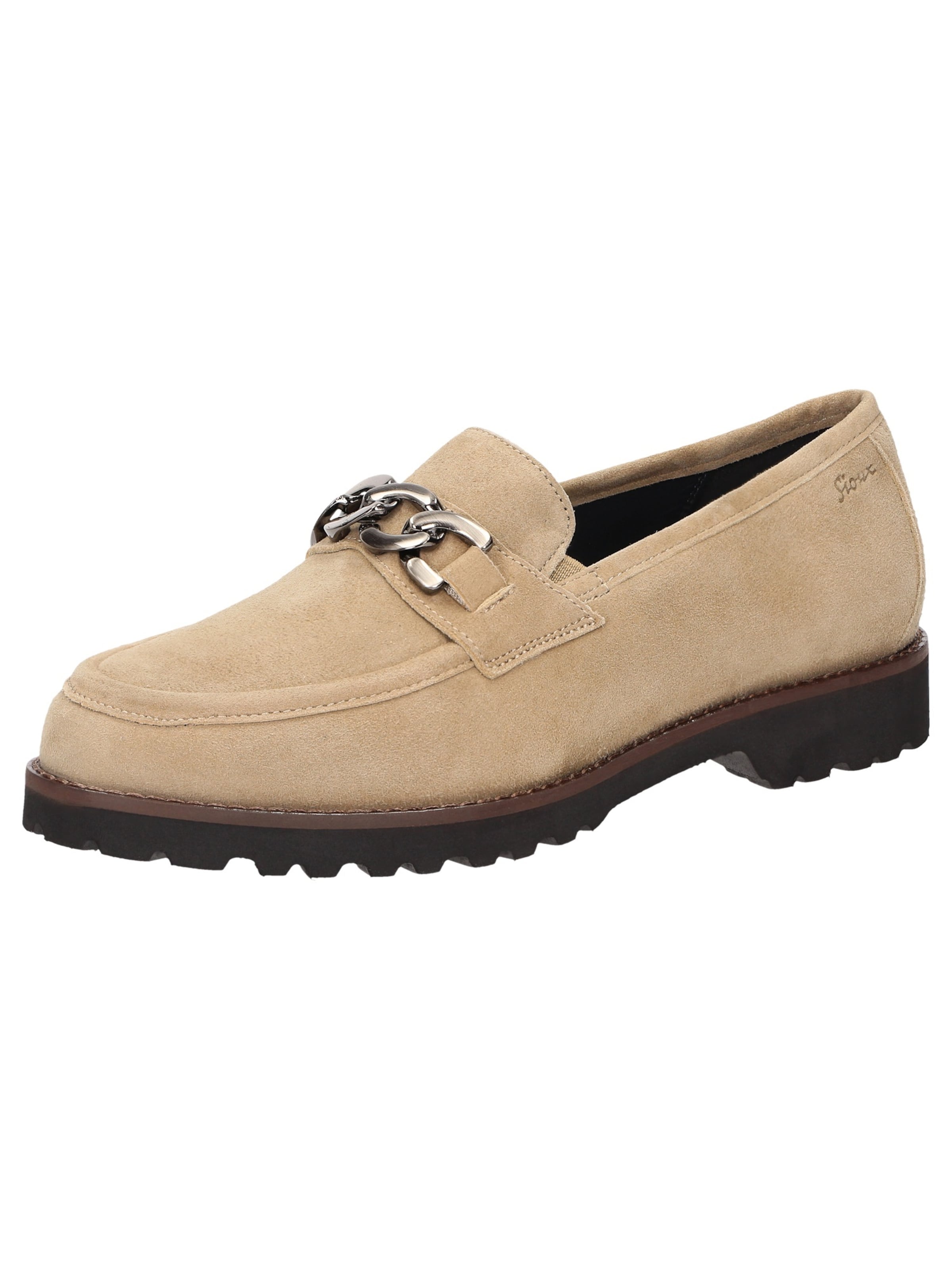 SIOUX Instappers 'Meredith' in Beige: voorkant