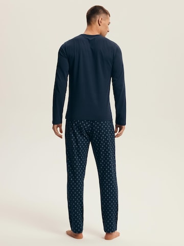 Henderson Long Pajamas 'Lush' in Blue